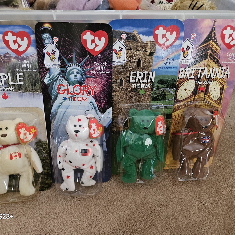 Ty Beanie Babies Collectible Bears Set